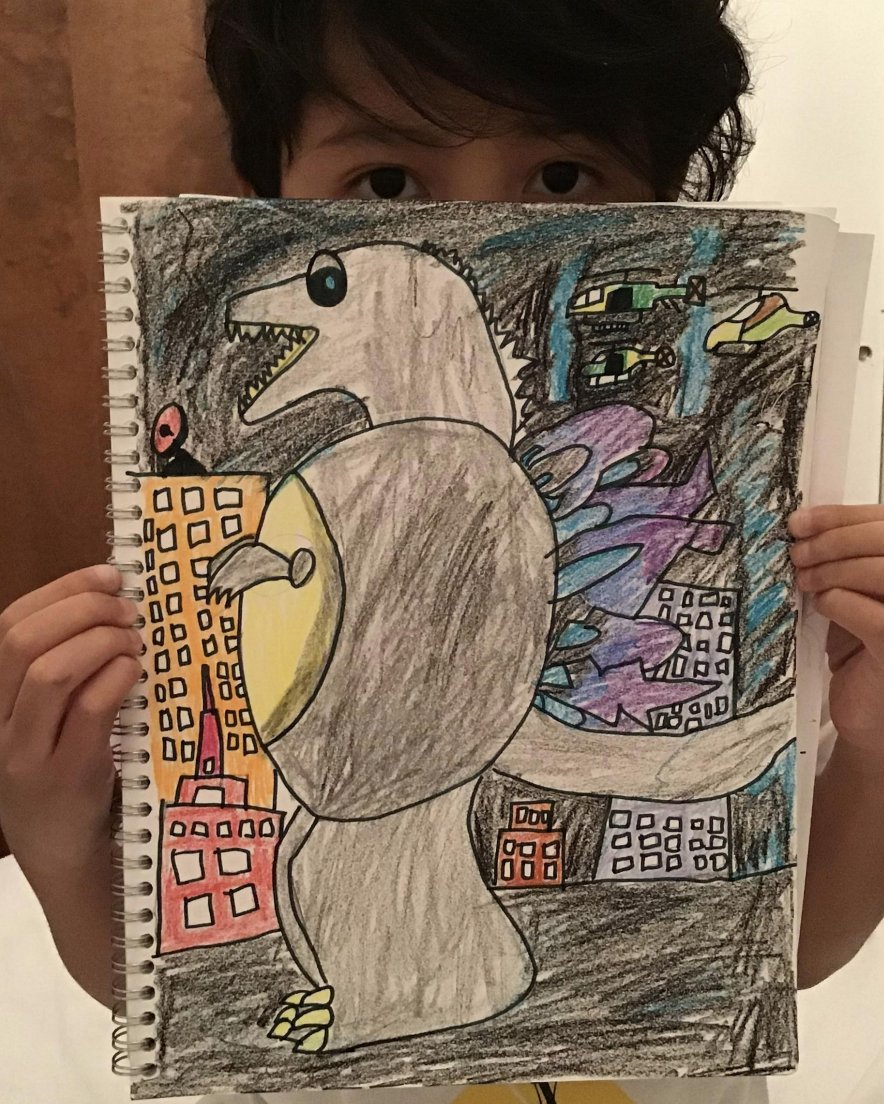 ArtWithMsWalker's tweet photo. This second grader at @HilliardOnline goes above and beyond each week - just look at this attention to detail! I got to teach him in first grade and I'm amazed by how much he has grown as an artist already. #growthmindset #practicemakesprogress #keepmakingthings #readyfortomorrow https://t.co/v8YbCzj61K