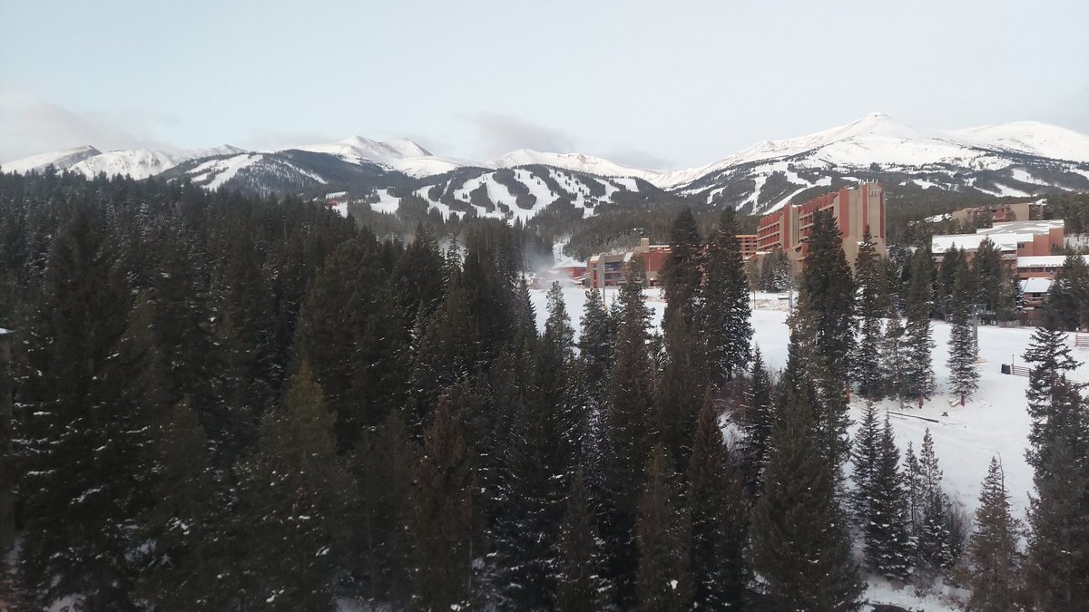 Rocky Mountain High, Breckenridge, CO on opening morning of ski season.