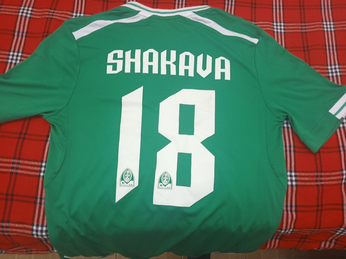 2015 was Shakava's first full season as a regular. Won the title mostly on the bench in his debut 2014 season but 2015 he found a formidable partnership with Musa Mohammed. This shirt is from his opening header in our 2-1 against Thika Utd at Kasarani.  #Sirkal