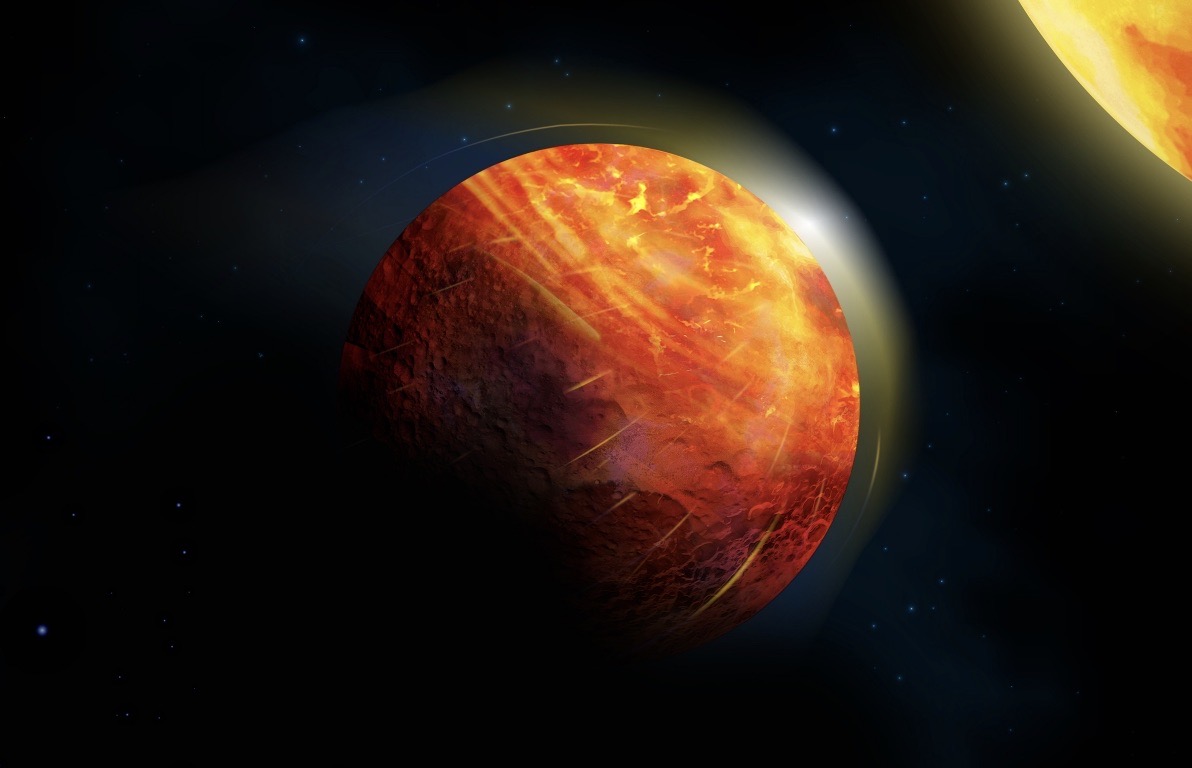 Supersonic winds, a huge magma ocean and rocky rain. Welcome to K2-141b, a "lava planet" beyond the edges of our solar system 
#McGill @yorkuniversity <a href="/iiserkol/">IISER Kolkata</a> <a href="/EPS_McGill/">EPS</a> <a href="/McGillScience/">McGill Science</a> Article: bit.ly/3lugj6R