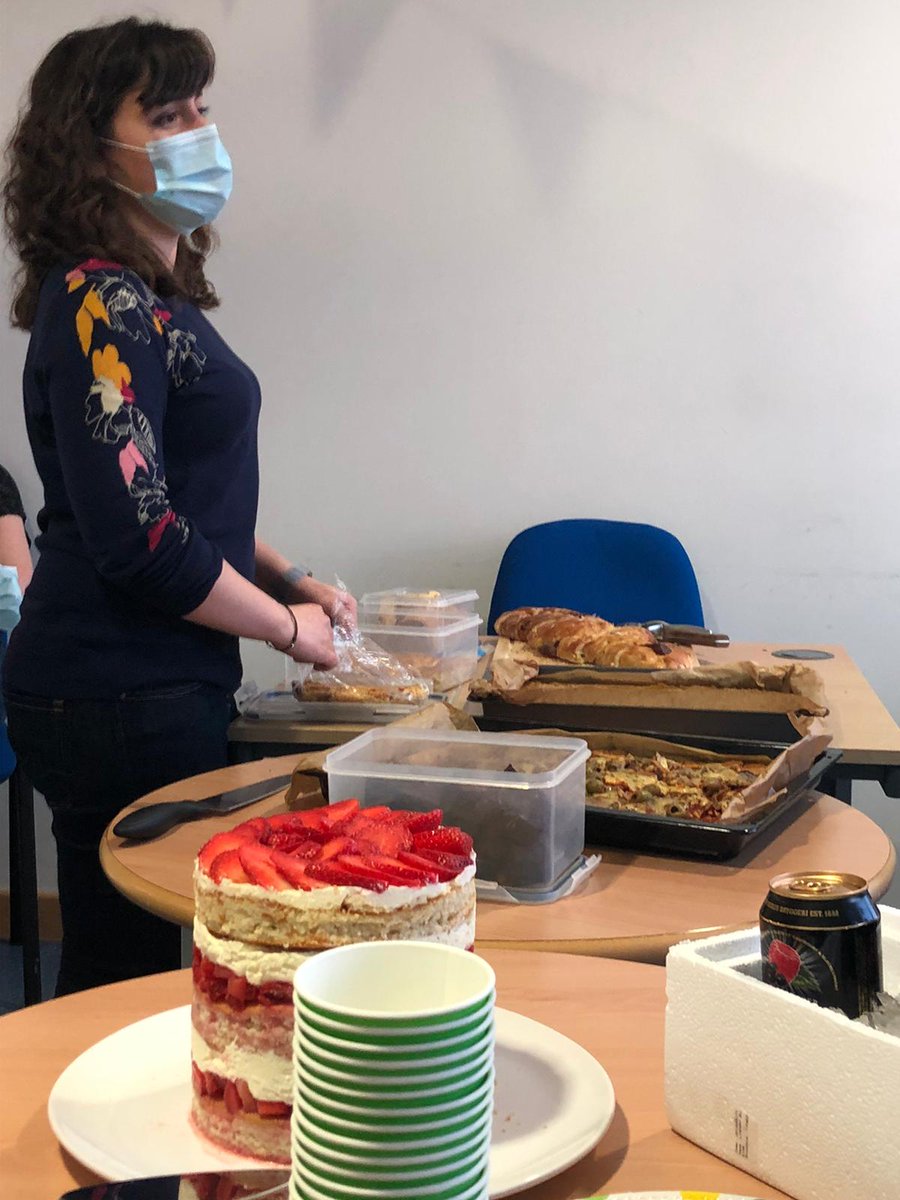 Marilia will be missed by everybody in the lab, but she made us a nice model to remember her by! We managed a socially-distanced gathering at work to say goodbye, but this is to be continued with a proper celebration when life returns to normal…