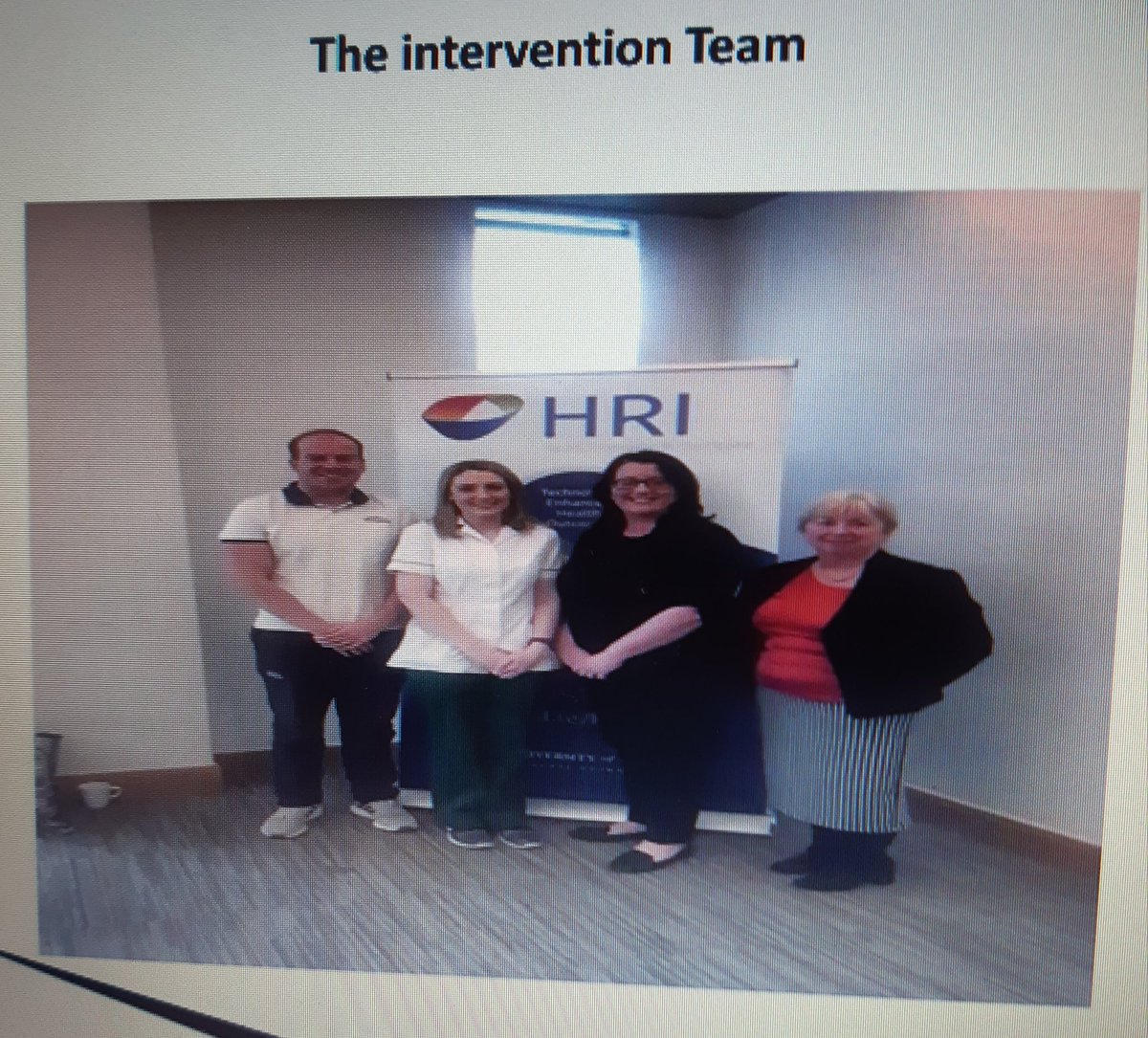 CumminsNM's tweet photo. Great to see the #OPTIMEND project commended by Dr. Gerry McCarthy, Clinical Lead of @EmergencyProg #GrandRoundsUHL @ARC_UL @galvin_rose @ideshocks Collette Devlin, Stephan White and Eimear Smalle https://t.co/set0ZqMh5s