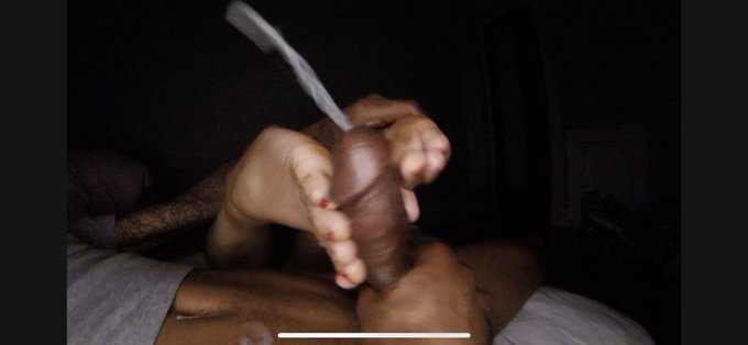 Cherry Red Virgin Toes draining my #bigblackcock last night.  Video on Pornhub cumming soon! 👣👣👣  #footjob<a href="/tag/bigblackcock"class="tags">#bigblackcock</a><a href="/tag/footfetish"class="tags"><span>#footfetish</span></a><a href="/tag/toes"class="tags"><span>#toes</span></a><a href="/tag/sugarbaby"class="tags"><span>#sugarbaby</span></a><a href="/tag/footjob"class="tags"><span>#footjob</span></a><a href="/tag/cumonfeet"class="tags"><span>#cumonfeet</span></a>