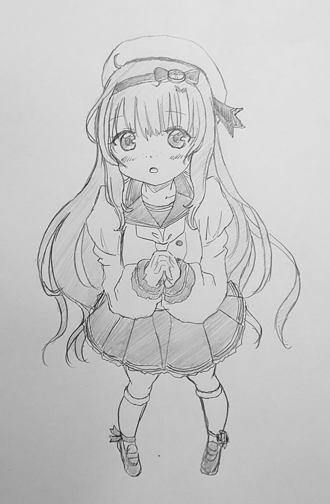 松輪ちゃん「あ…あの…松輪に…なにか任務ですか?」

#艦これ版深夜の真剣お絵描き60分一本勝負
#艦これ版真剣お絵描き60分一本勝負_20201113
#毎日艦娘 