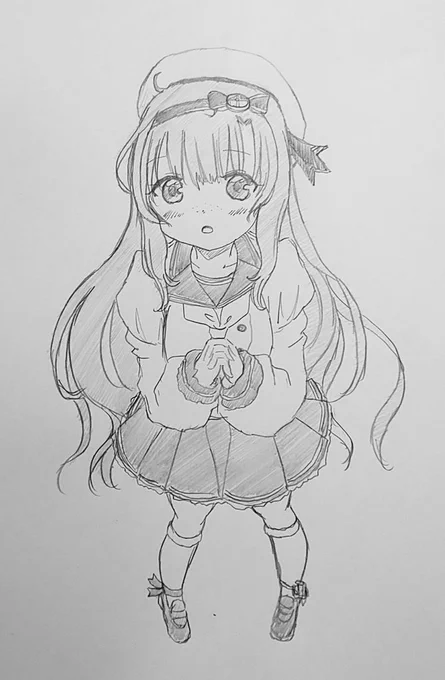 松輪ちゃん「あ…あの…松輪に…なにか任務ですか?」

#艦これ版深夜の真剣お絵描き60分一本勝負
#艦これ版真剣お絵描き60分一本勝負_20201113
#毎日艦娘 