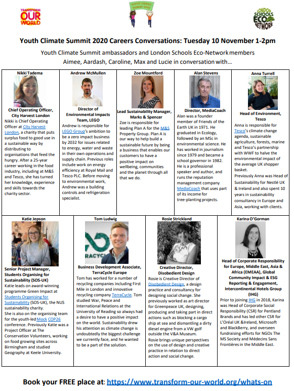 DrJessT_eco's tweet photo. Delighted with the wide array of #Careers sessions at the #YouthClimateSummit2020 π
Super useful for #Students #teachers #schools #colleges & #highereducation π¨πΏβππ©π½βπ
Thank you to everyone who took part ππΎ
In this thread are all the YouTube links on #YCS2020 catch-up TV ππΎ https://t.co/CNMdwGFfTL