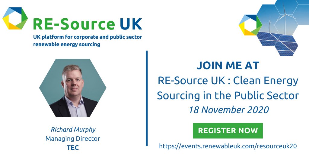 TEC_Connected's tweet photo. Next week our very own Managing Director
@Murphy__Richard will be speaking at the #RESourceUK Event next Wednesday!
Make sure you register for the event here https://t.co/XLhJpJLdYU so you don't miss out!
@RUKEvents
@thesolartrade
#energy #publicsector #cleanenergy https://t.co/gp9wUdRpe4