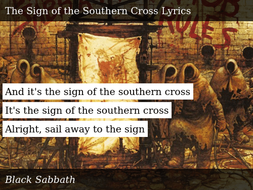 RandyHelmsUGA's tweet photo. DJ says he can only play one of these #songs before the news, which one do you choose? Or do your pass on both? It's all about the #Music 

#RimeoftheAncientMarine or #TheSignoftheSouthernCross  
#IronMaiden #BlackSabbath 

#HeavyMetal #RocknRoll https://t.co/sbgk1dmPoQ