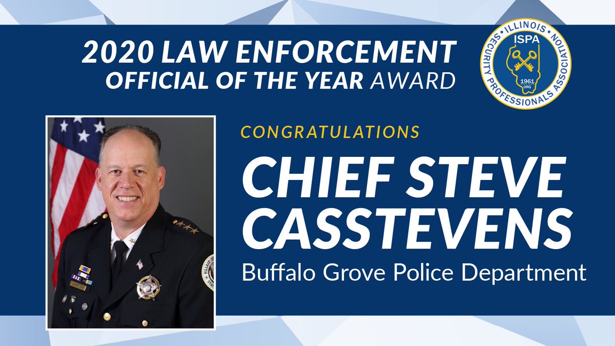 Congratulations to Chief Steve Casstevens on his selection as Law Enforcement Official of the Year,