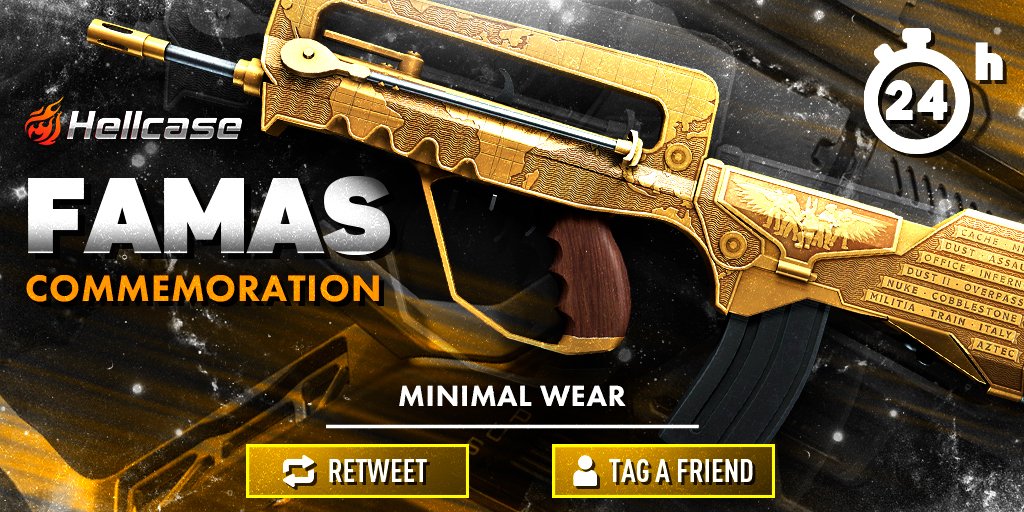 hellcase's tweet photo. 👇Tag The Best Friend &amp; Like
🚀 Follow us
🔥 Retweet this post
😎 The last winner was @Harshit67420777
(PLEASE CONTACT US @hellcase TO GET YOUR PRIZE)

#hellcase #csgo #csgoskin #csgoskins #csgoskinsgiveaway #csgocases #csgocase #hellcasegiveaway #csgoskinsgiveaway https://t.co/9i6dzPTb3n