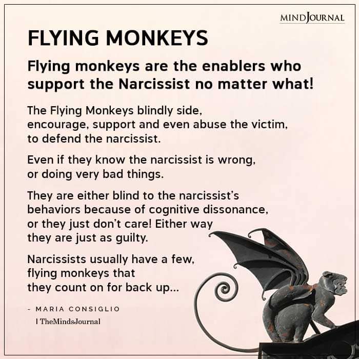 flying monkeys narcissism