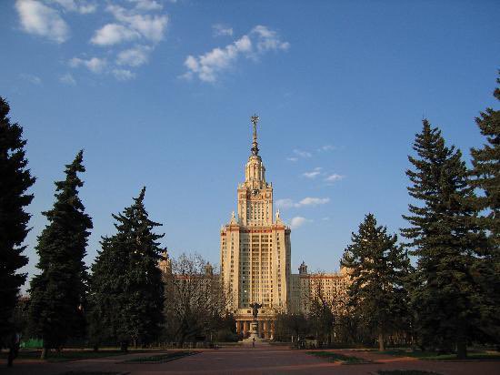 Marina was born in 1975, probably in Moscow. She finished school (where choreography and music were the in depth studied subjects) and in 1997 she graduated from Moscow State Uni (Faculty of foreign lang-s). MSU is one of the famous buildings here in Moscow. Also my uni :)