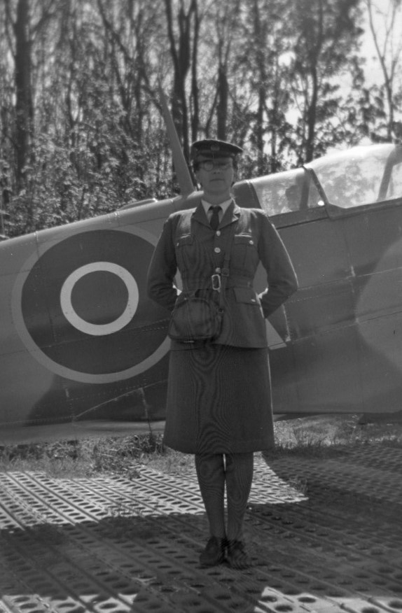 Me in front of a (fibreglass) Spitfire.