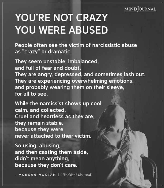 Trauma from narcissistic abuse