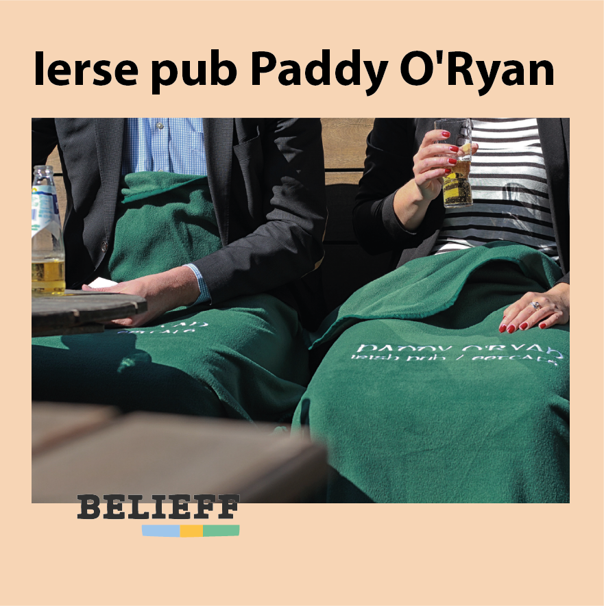 Belieff2014's tweet photo. 🍺 Je kan straks weer langer bier en wijn drinken op het terras van Paddy O'Ryan, mede dankzij onze horeca dekens! 

 🍻 Blijf lekker van het buitenterras genieten als de temperaturen dalen. Proost!

#vrijmibo #goedbeginvanhetweekend #Proost #horecadekens https://t.co/o40ITpIe8h