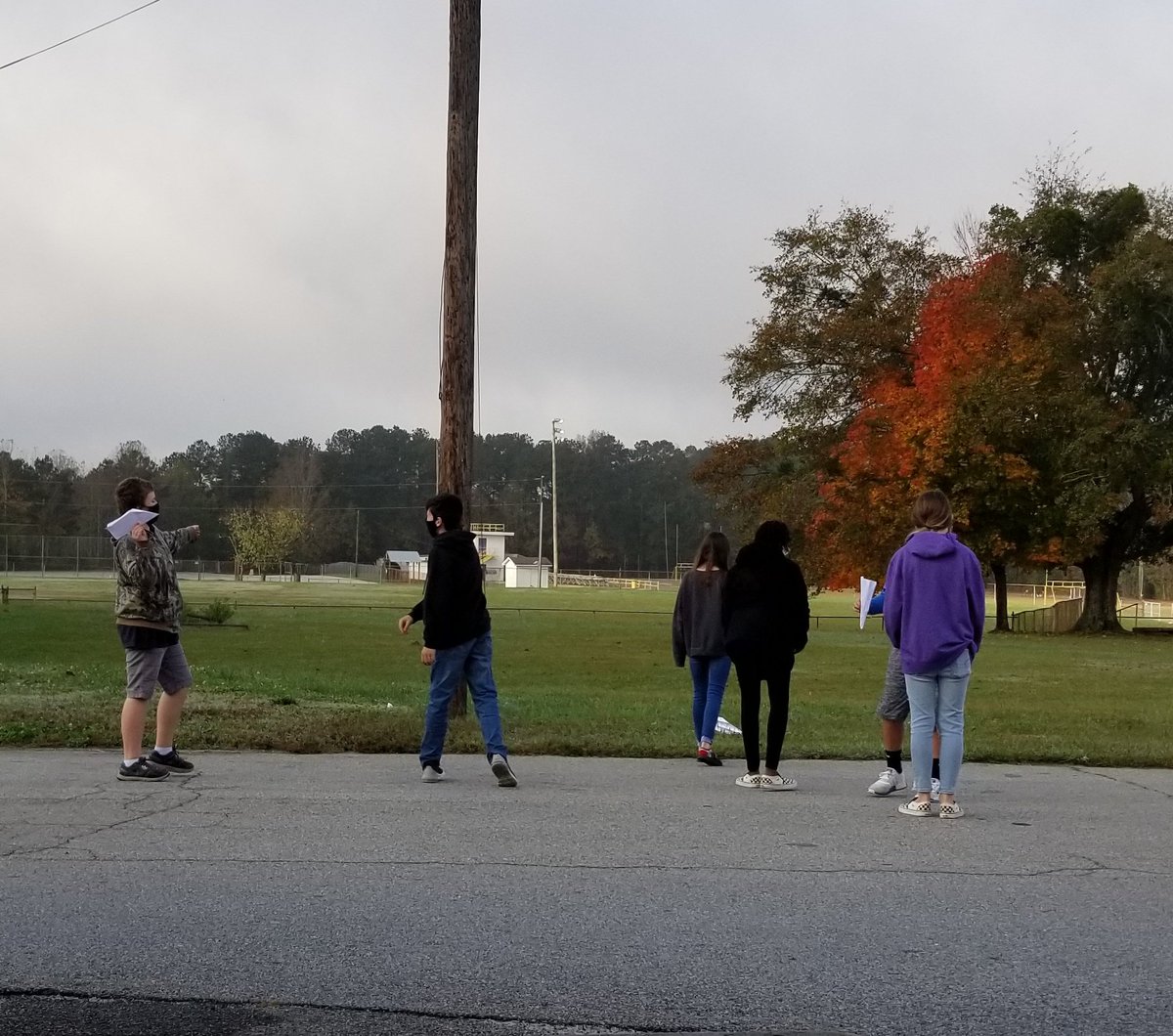 When life gives you lemons... or Friday the 13th takes your power. Paper airplane contests outside. <a href="/ECMSPride/">ECMS Indians</a>