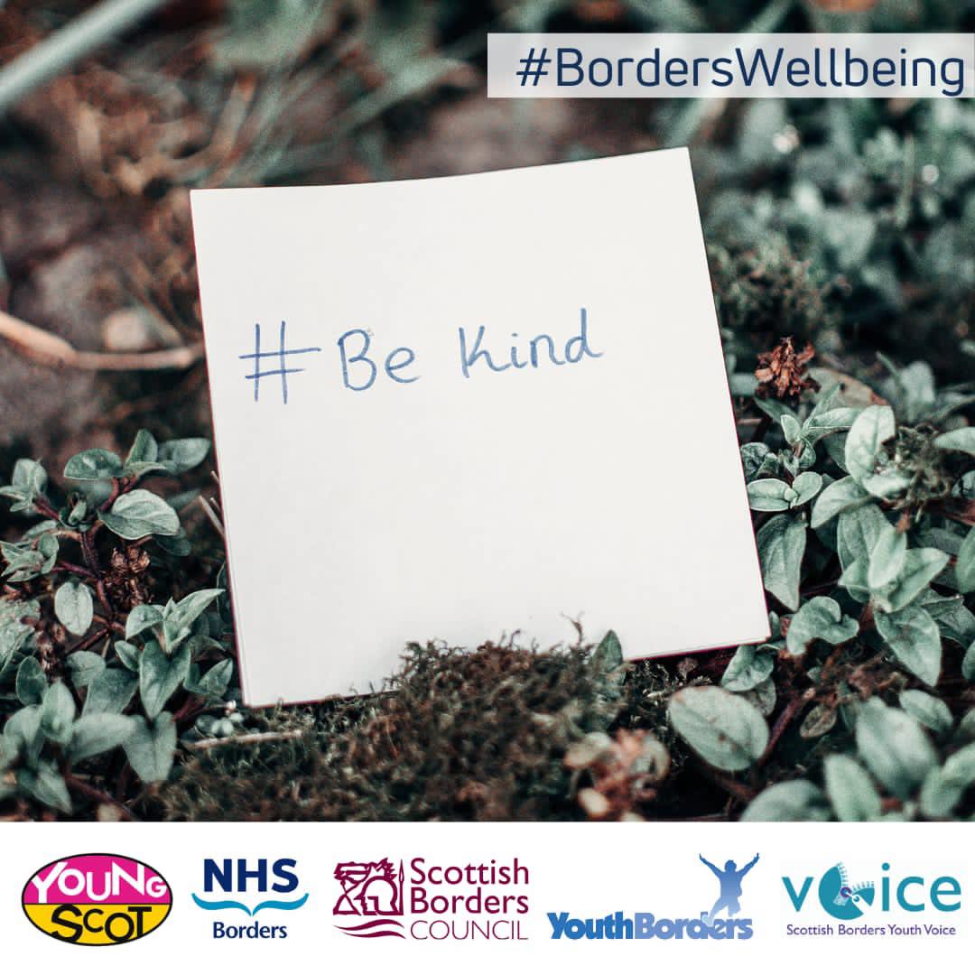 StableLife2013's tweet photo. Today is world kindness day! Spread some kindness by sharing the #BordersWellbeing campaign activities.
1.Share your Random Act of Kindness and earn 150 Young Scot Rewards Points 2. Win a wellbeing goody box
3. Claim year subscription to the Happy Newspaper
Go to @YouthBorders https://t.co/U79RNJuijM