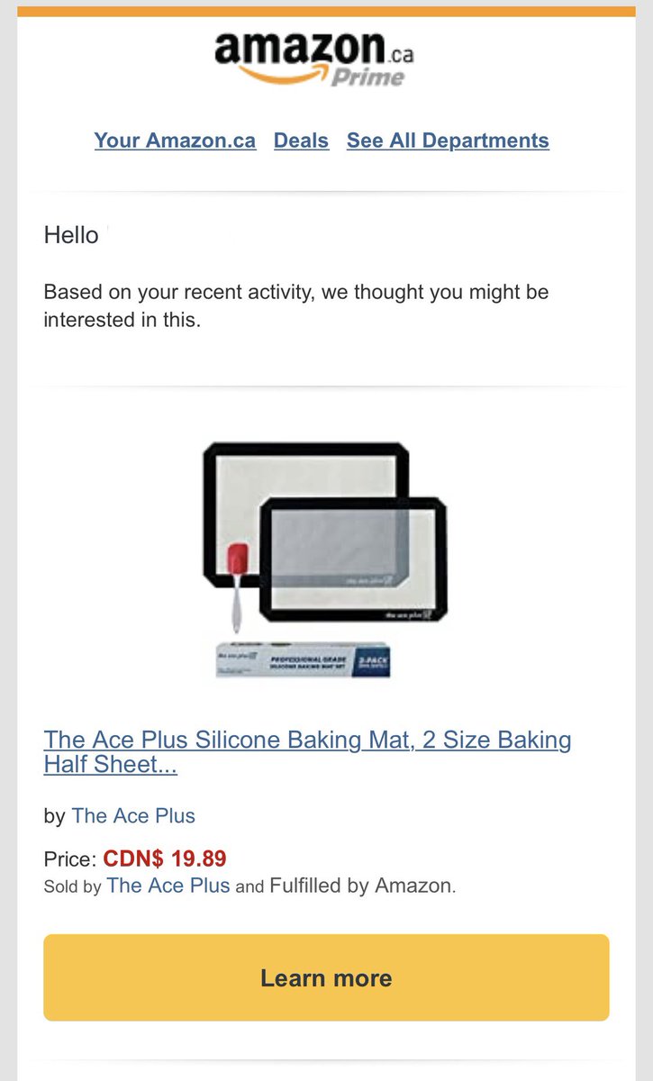 TheAcePlus1's tweet image. Amazon Deals 🇨🇦 
.
Use Coupon Code: IGREFERRAL for Discount 🛒
.
Grab one today 🤑
.
#theaceplus #amazoncanada #amazondeals #canadadeals #canadacoupons #bakingtime #bakinglove #baking #bakingfromscratch #bakingtips #healtyeating #kitchen #safe #foodie #buzzfeedcanada #baker #chef