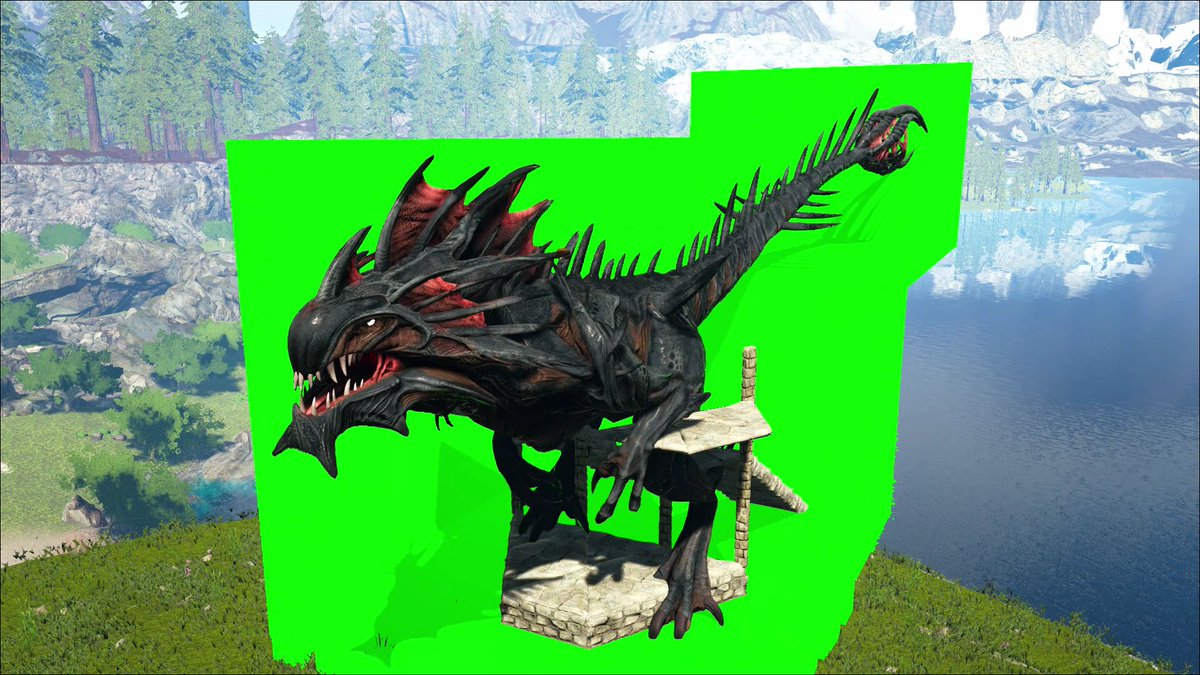 captain_fatdog's tweet photo. If you cut a lot of ark stuff out for thumbnails or whatever, you should get the 'Ark Filmmakers Kit' mod (unless you have the dev kit). And an awesome tip I learnt from @CudaCores, green screening is way better with After Effects than Photoshop. It even preserves the shadows! https://t.co/fCGOXkB86p
