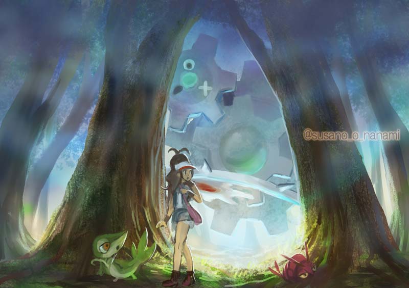 ポケモン Lovelylandscapes Pokemon 巨大なポケモンがいる風景 すさノお イラストリクエスト進行中 のイラスト ポケモン Lovelylandscapes Pokemon 巨大なポケモンがいる風景 すさノお イラストリクエスト進行中 のイラスト