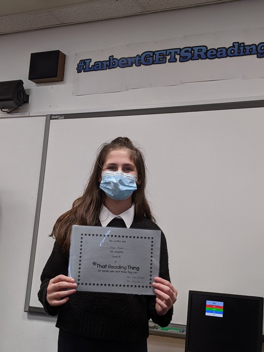 LHSGETSLEARNING's tweet photo. Celebrating Larbert #thatreadingthing Success! Well done.Hard work pays off. #LarbertGETSReading @LarbertHigh @LHS_English @mrkelly_lhs @TRT_Tricia https://t.co/SR3tckLySa