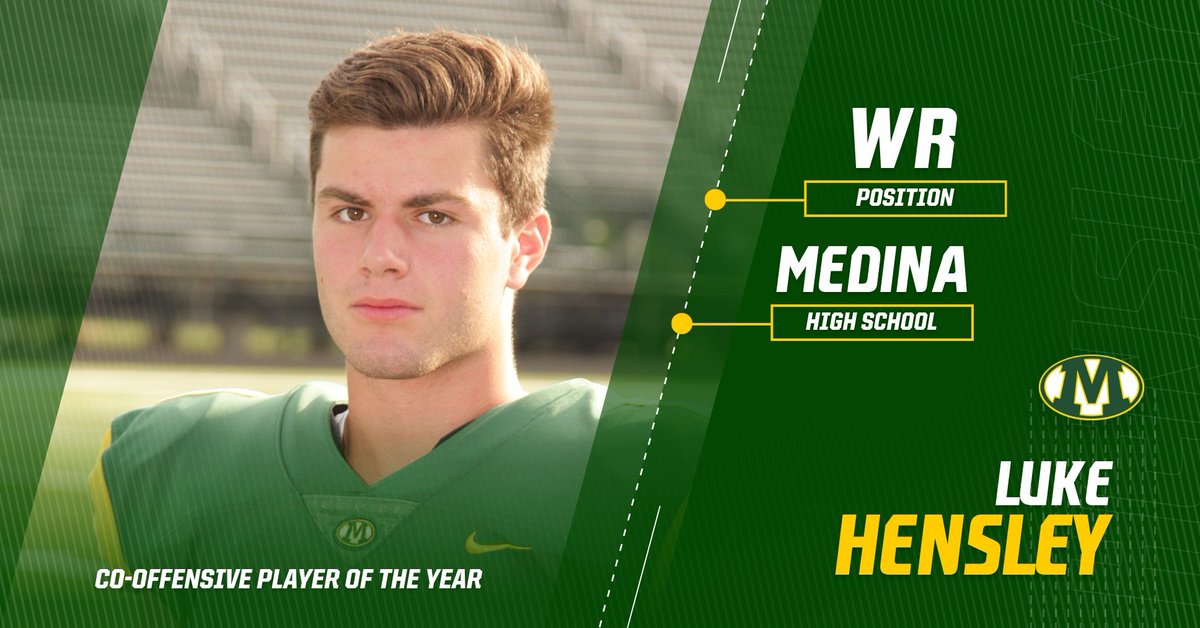 Ohio_GCC's tweet photo. GCC Co-Offensive Player of the Year 🏈
Luke Hensley, @medinaathletics 
 
Link to Article 🏈
https://t.co/N4D4J2ZesR https://t.co/tRZTks7dVb