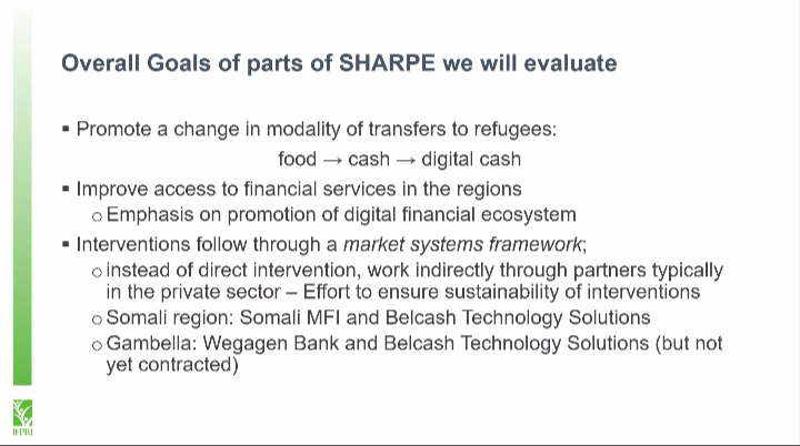 ndukup1's tweet photo. @adebrauw kickstarts the private sector break out session discussing the SHARPE project in Ethiopia, emphasizing the need to develop digital financial services. Day 2 of @CEDILProgramme workshop @FCDOResearch @Involve_FP @CampbellUKIRE @ACE_UJ #Evaluation #MiddleRangeTheory https://t.co/0xh8qb83BO