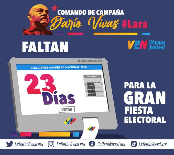 AzorenaRod's tweet photo. #SoyComunicadorClap #ComunicacióDigitalPorLaVerdad en pocos días saldremos de la Antigua y falsa AN que entró  2015 ,recuerda votar el 6d en los ojitos de Chávez por el rescate  y protección de la Patria @PalavePSUV @tuiteros_vzla1 @MaestraTuitera @LuisJonasReyes @CCDarioVivasMRD https://t.co/anxYLlMlEq