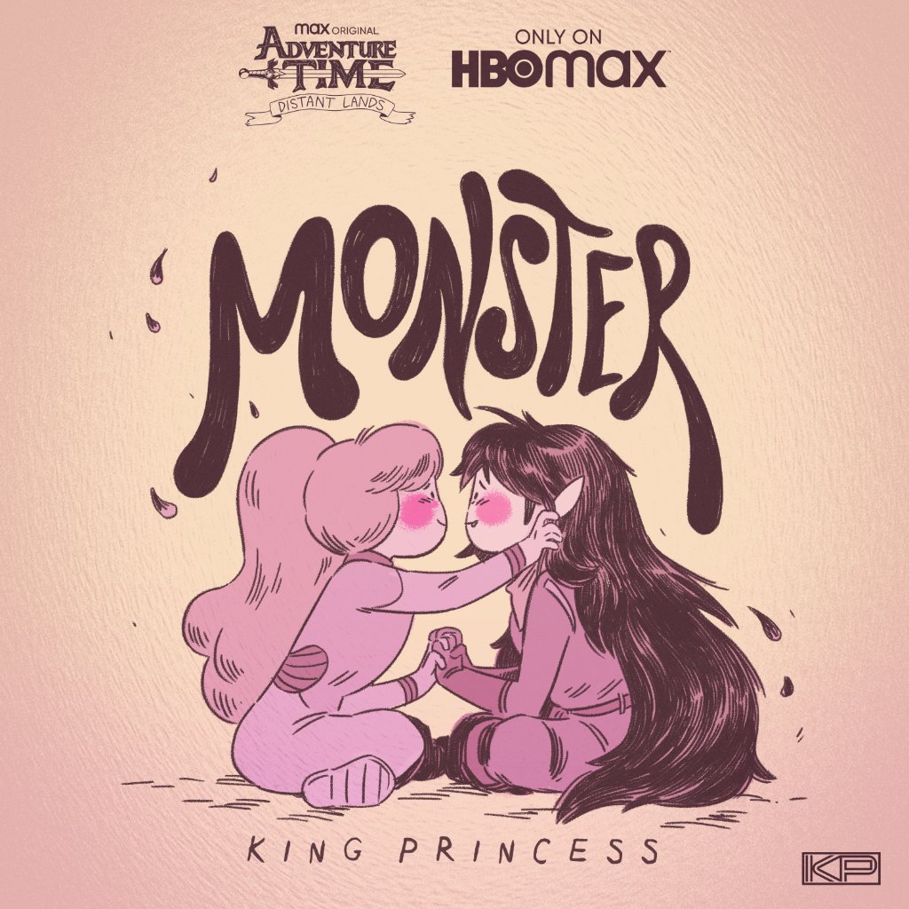 cartoonnetwork's tweet photo. King Princess' 🔥🔥🔥 cover of "Monster" from #AdventureTimeDistantLands #Obsidian 🧛‍♀️🎸 Stream it today and get ready for the special on @HBOMax Nov. 19 🎶 https://t.co/BrgevjZdCv

#AdventureTime #HBOMax #cartoonnetwork #thefunwillneverend #marceline #princessbubblegum #bubbline https://t.co/4aUmeA5gF7