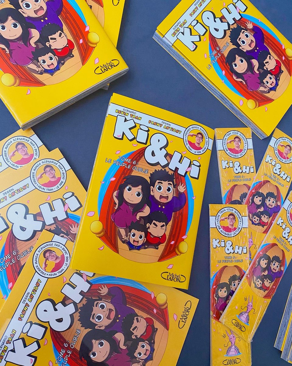 drawsomestudio's tweet photo. Le Tome 6 de Ki &amp; Hi, “Le Peuple oublié”, sortira le 26 novembre, et vous pouvez d’hors et déjà le précommander en ligne ! 😍 Cette année, essayez de privilégier vos librairies indépendantes de quartier, via le Click and Collect ! J’espère que ce dernier tome vous plaira ! 😉💪 https://t.co/U5iQNT69Oz