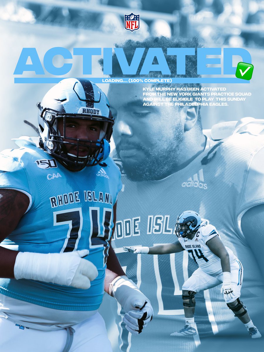 ‘Enter Stage Right’🎥 

The <a href="/Giants/">New York Giants</a> have activated <a href="/kmurph43/">Kyle Murphy</a> LETS GO‼️

#3MoreFeet