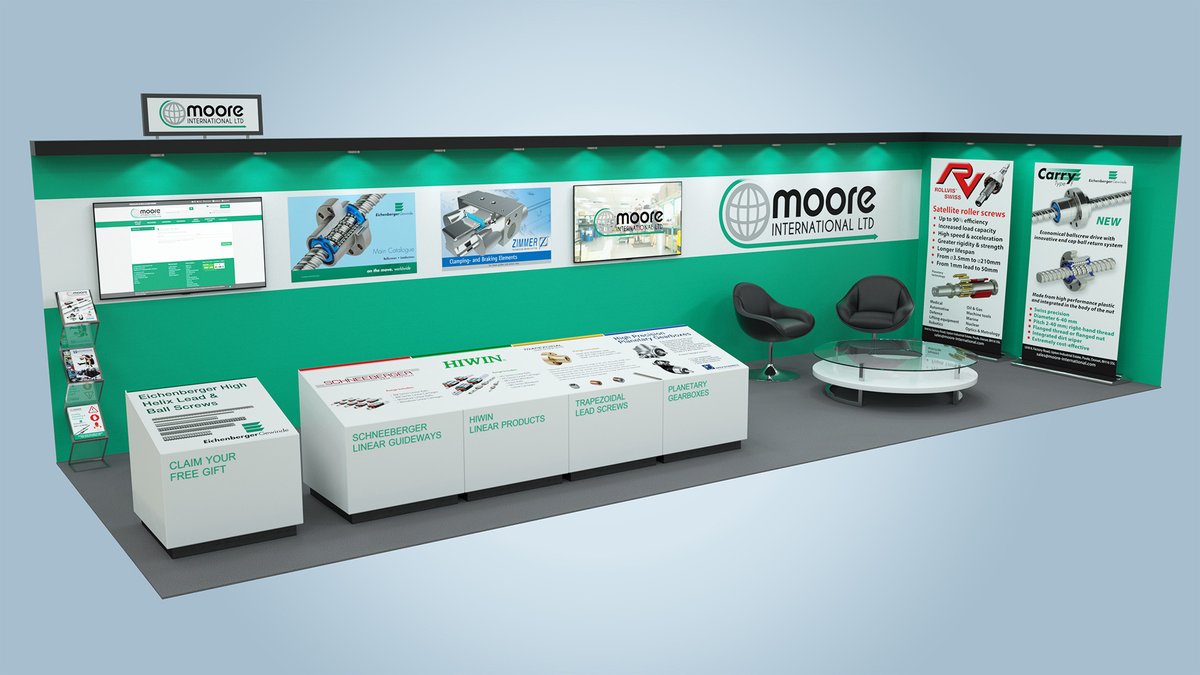 Moore International has unveiled a newly extended virtual exhibition stand at Industry Expo!

Each visitor to the stand is also eligible to enter a competition to win a 40” Smart HD TV. Find out more here: industryuk.online/exhibitor/moor…

#VirtualExhibition #eventsindustry