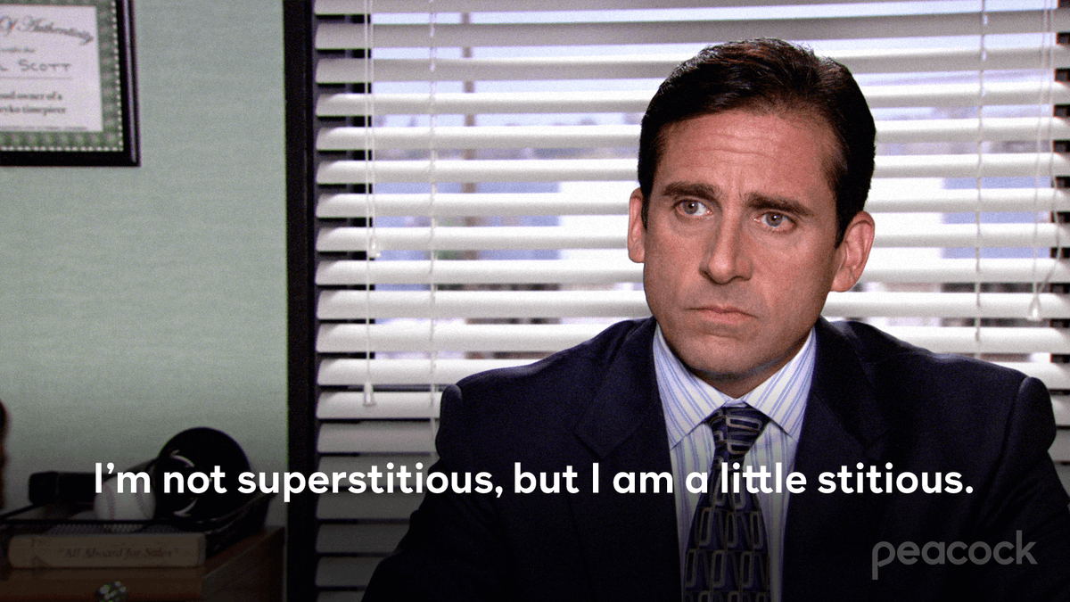 peacock's tweet photo. #FridayThe13th mood. https://t.co/GNRPzGfPHz