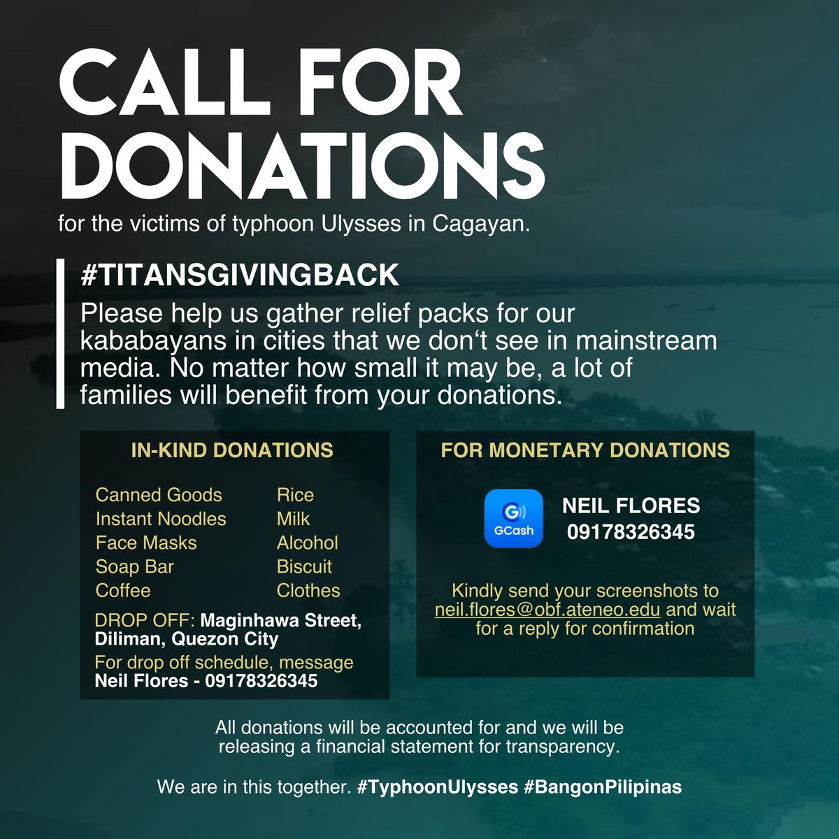 neilpatrick_f's tweet photo. It's not too late to help. Kung maghahantay pa tayo, baka wala na tayo maabutan. No matter how big or small, iparamdam natin na may aalalay sa kanila. Pilipino para sa kapwa pilipino. Pls RT. Libre lang po yan at malaking tulong na yan. Thank you thank you. https://t.co/CGJ7NBSKtk