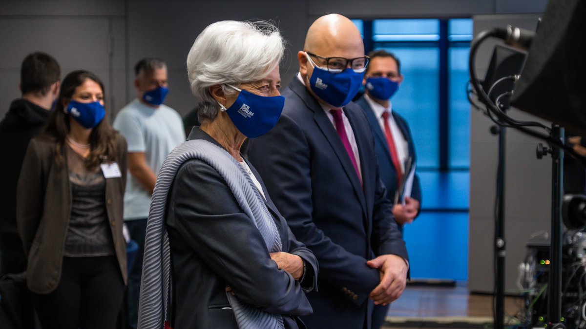 Lagarde's tweet image. Valuable discussions at this week’s #ECBForum on Central Banking. My thanks to all those who participated and who made this event happen.