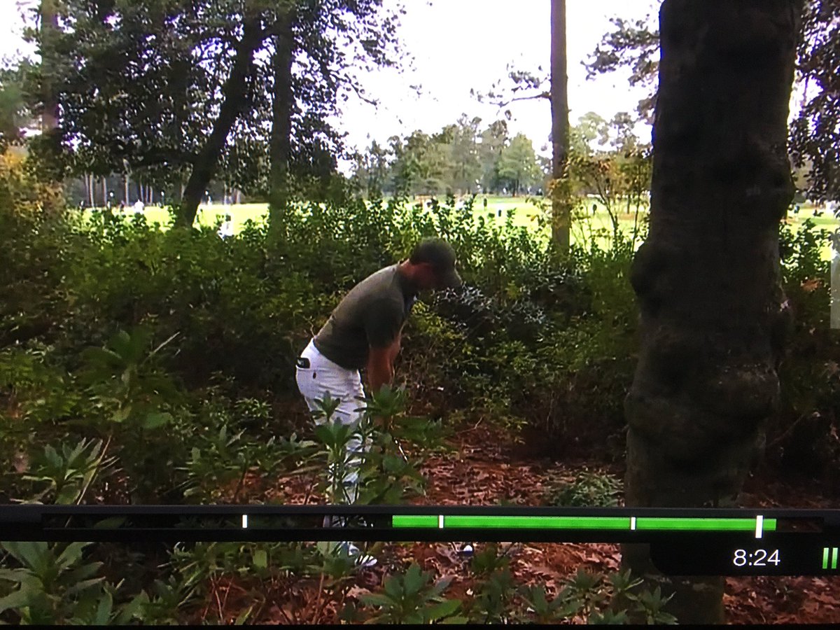 MickandAllysdad's tweet photo. Rory is playing like me today. #rorymcilroy #2020masters https://t.co/Vp7PBENv2A