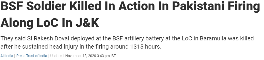 PakDefForum's tweet photo. In response to #Indian CFV shelling #Kashmir civilians, #PakisanArmy targeted #IndianArmy posts. Reportedly, 8 Indian soldiers are KIA & 1 ammo depot destroyed. 6 IA losses in #NeelumValley alone. #GodiMedia trying to hide losses but mourns.
#Pakistan will retaliate.
🇵🇰 https://t.co/KGBurYP2xC