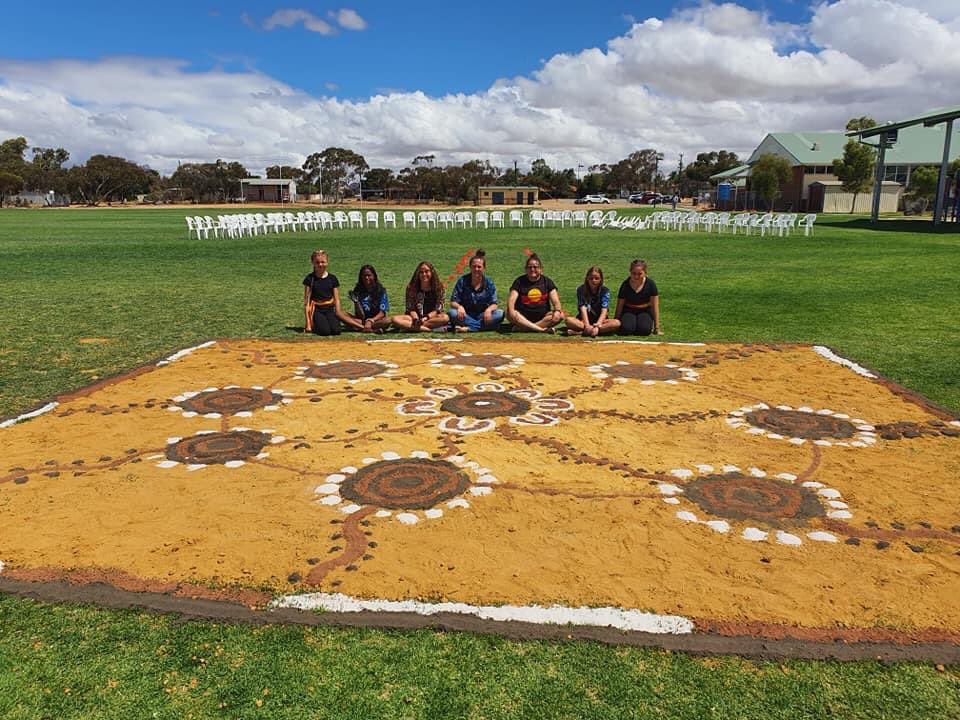NAIDOC Week sand art project for our closing ceremony