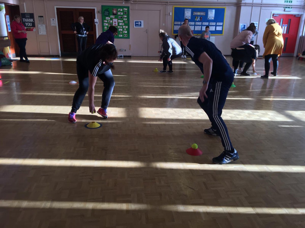 SoulsSchool's tweet photo. Our staff enjoying their Playground Games and Activities Inset @GetSportsActive. Thank you to Coach Colm and Coach Dylan for leading the day. Our staff thoroughly enjoyed it #inset #cpd #getsportsactive https://t.co/FRvjed2RVe