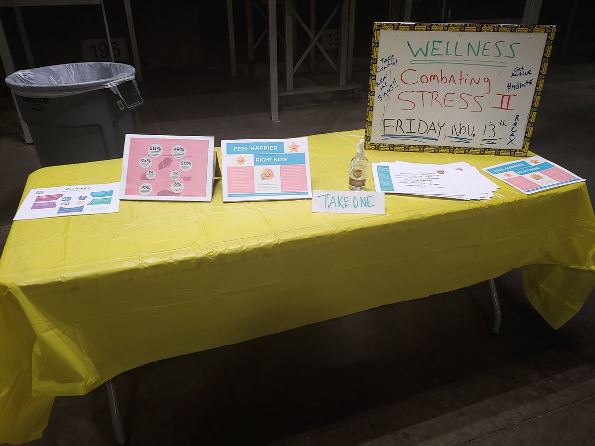 LexPreUPS's tweet photo. Preload Committee out combating stress on this Friday the 13th.
#UPSWellness #UPS #FridayMotivation #FridayThe13th @UPSKentuckySE @OhioValUPSers https://t.co/0JiH1E7kug