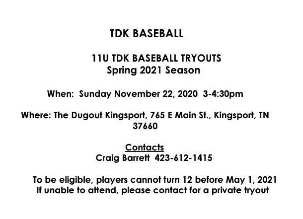 The Dugout Kingsport (@thedugoutkpt) on Twitter photo 