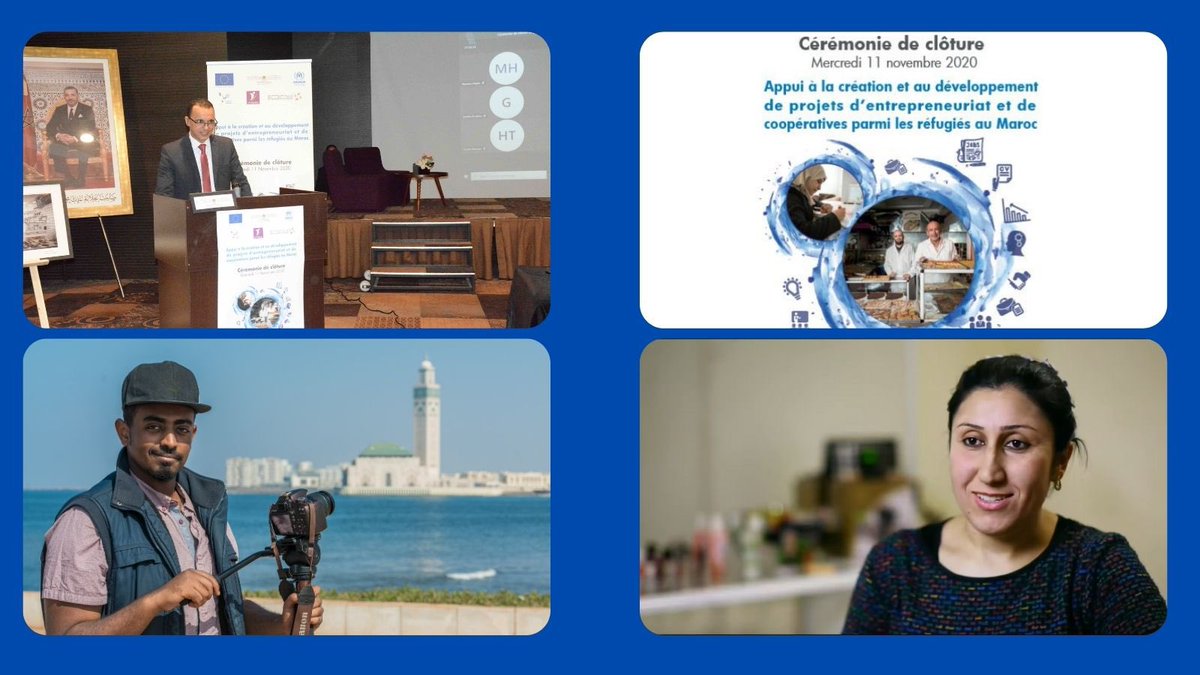 ReybetDegat's tweet photo. 🙏 #EU, #MAEC, #ANAPEC, #ODCO, #AMAPPE, self-employed refugees for successful partnership on the socio-professional integration front. https://t.co/KevaJFhS7g