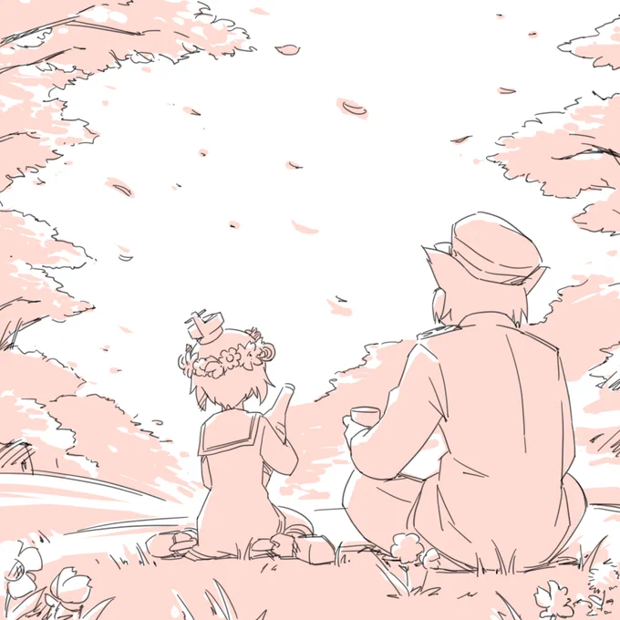 Twitterを始めて5年、進水日には雪風を描いてきた。何もかもが変わってゆくけれど、来年も、桜が咲く頃には雪風を描いていたいと思う。 