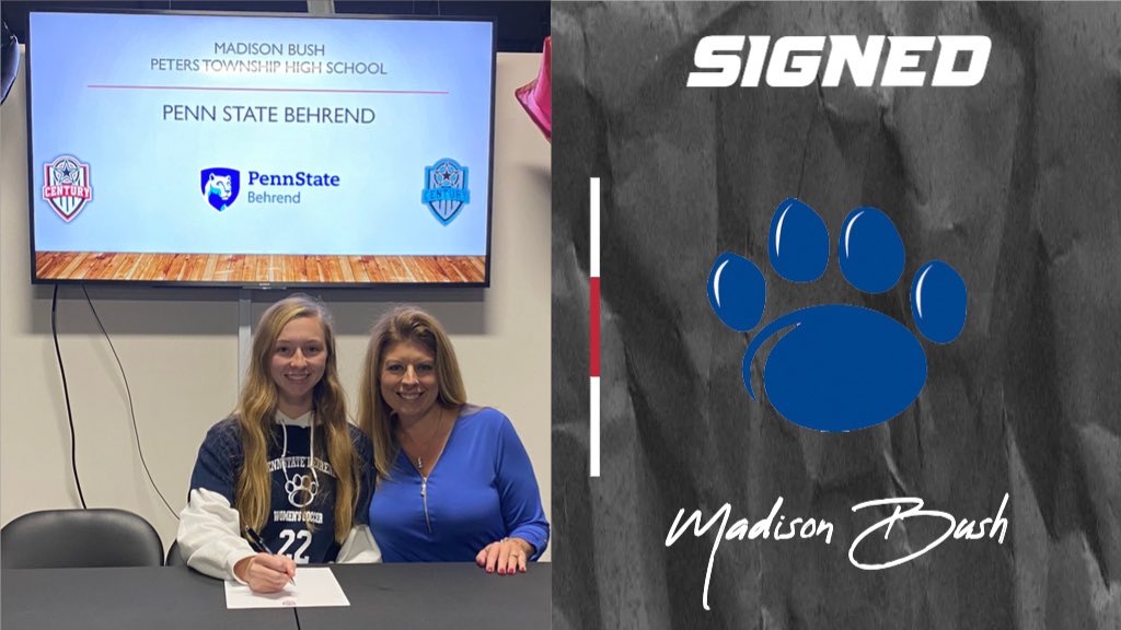 Century_Utd's tweet photo. โฝ๏ธ Madison Bush
๐ Penn State Behrend
๐ Signed
@PSBWSOC
ย
#CenturySigningDay #RepCentury https://t.co/26yxbzS6gz
