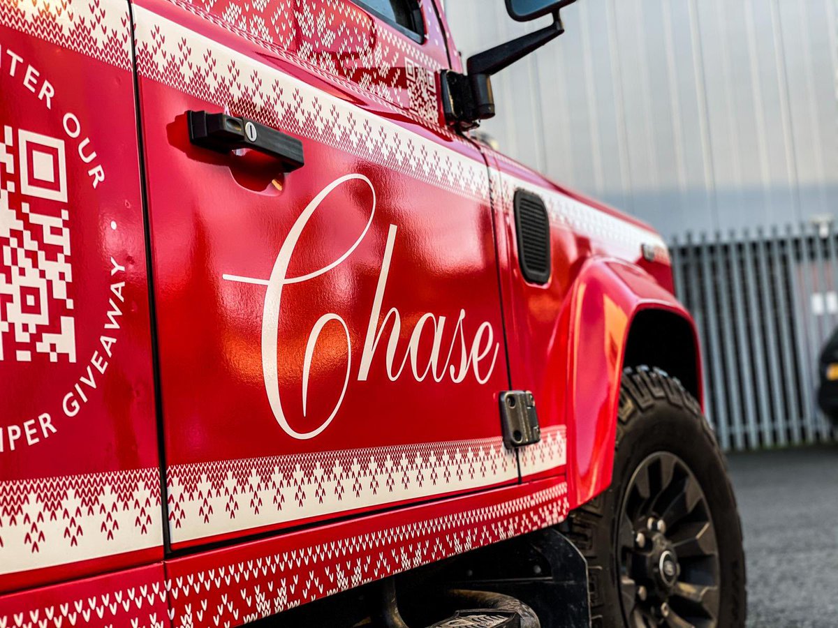 Christmas Time 🎄

A new Defender wrap for @ChaseDistillery ready for the festive season 🎅🏼