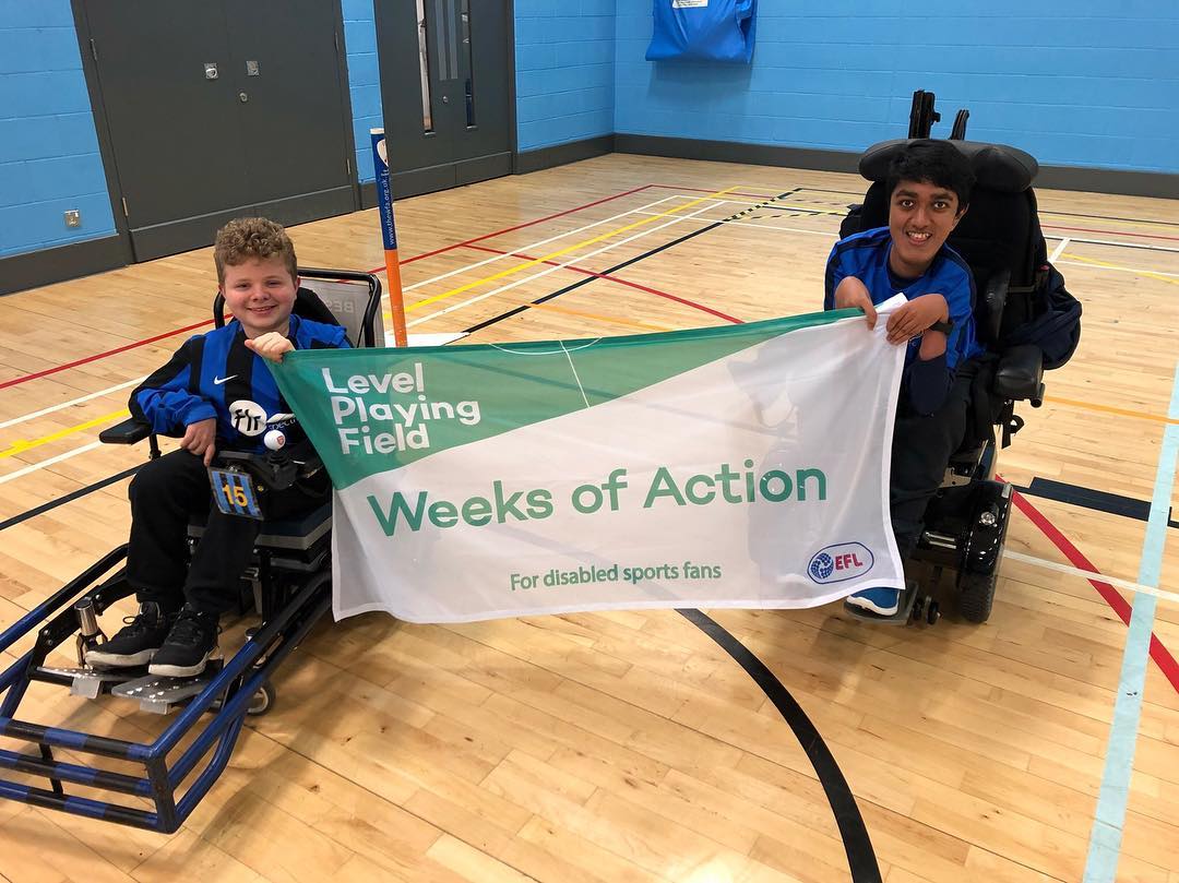 The_WFA's tweet photo. Disability access and inclusion charity, @lpftweets, want to hear from disabled sports fans about your experience of watching live sport on TV whilst stadiums are closed.

Complete their survey below ⬇️

https://t.co/Ud15gi5xc6

#AccessForAll https://t.co/5xN224ZQKT