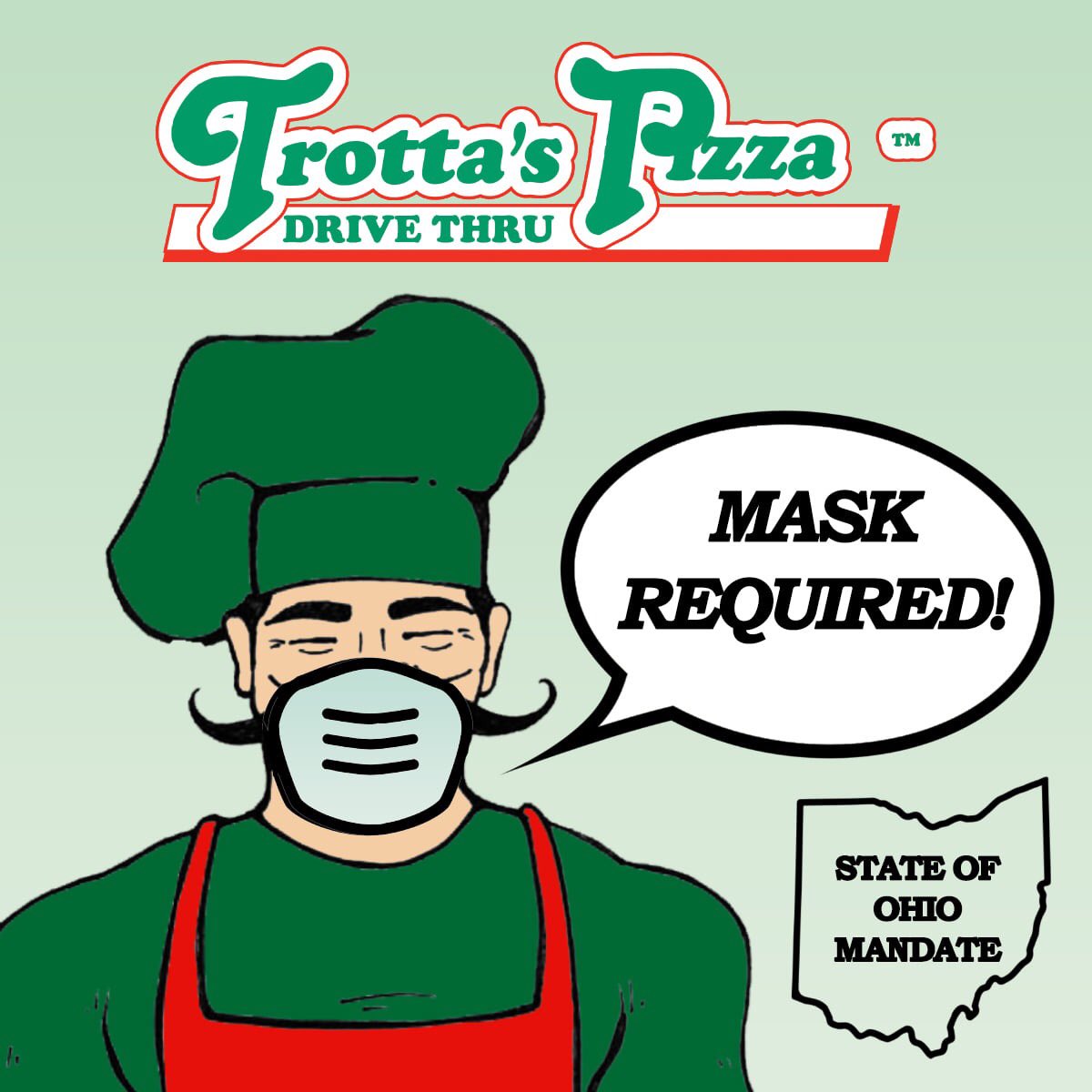Beginning today, we ask that all customers wear masks when driving thru or walking in to our drive-thru.

For more information, please click the link: nbcnews.to/32GAyGO

Thank you.

-The Trotta's Team
