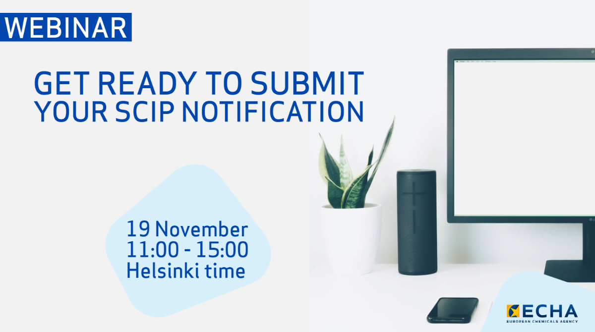 EU_ECHA's tweet photo. Watch our webinar to learn how to create and submit a SCIP notification and how to refer to information already submitted to the #SCIPDatabase.

🔗https://t.co/mv6mSJ6VDL

Together, we can make a greener future, free of harmful chemicals in recycled materials ♻️. https://t.co/039vK8nmPy