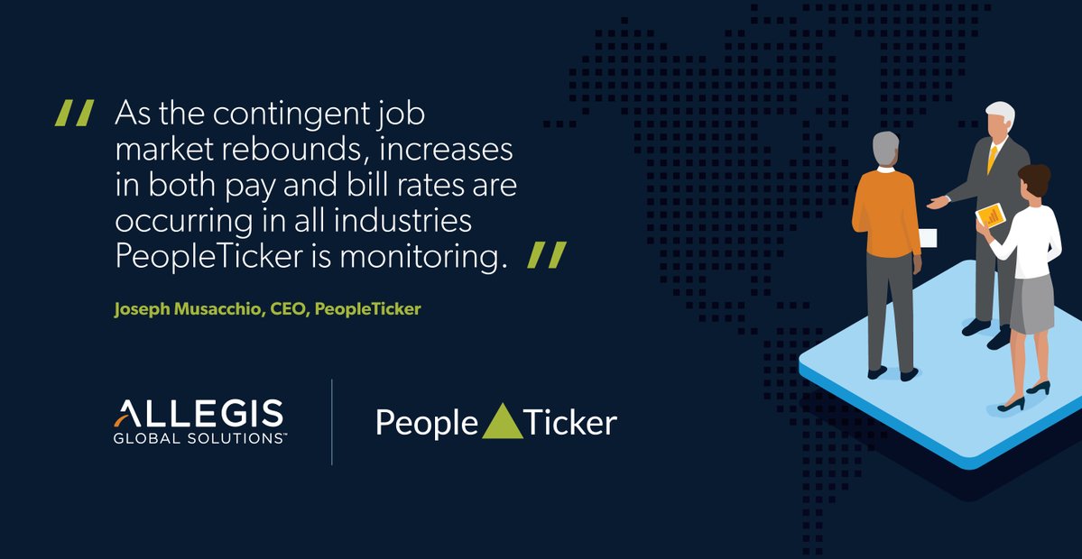 PeopleTicker's tweet photo. COVID-19 isn’t having the impact on #ContingentWorker bill rates that you’d expect. @PeopleTicker partnered with @AllegisGlobal to reveal why. https://t.co/EL7yqiFqd0 #wages #compensation https://t.co/yvGOtMfqgG