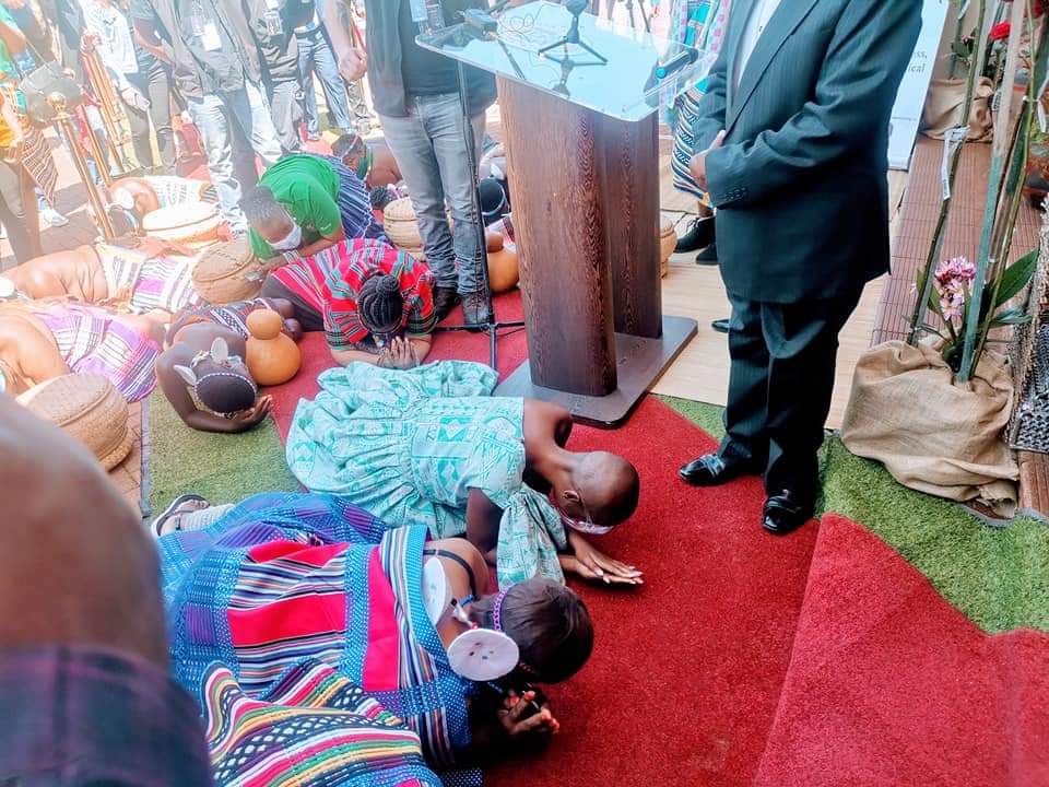 Miss South Africa, @shudufhadzomusida in both Tshivenda and Xitsonga traditional attires in Limpopo. Miss SA <a href="/Official_MissSA/">Miss South Africa</a> Homecoming 2020